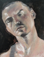 "Self" Acrylic on Wood 18"x18" (2009)